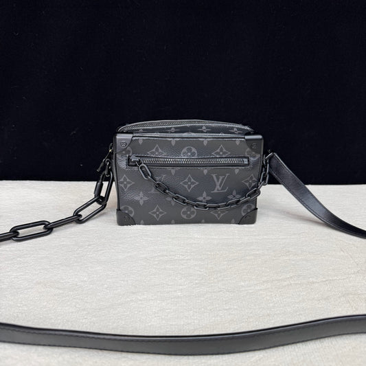 Louis Vuitton - Soft Trunk Mini - Monogram Eclipse coated canvas with leather trim - Black - (mini)