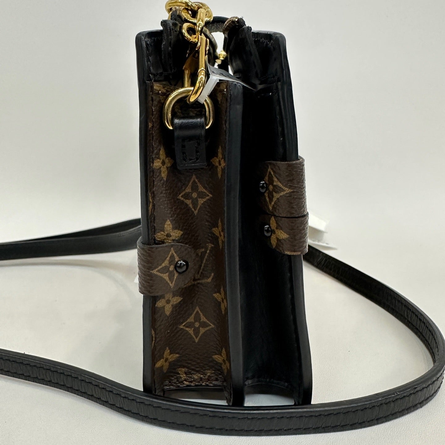 Louis Vuitton - Soft Trunk Pouch - Monogram coated canvas and leather - Brown with Black and Caramel accents - (mini)