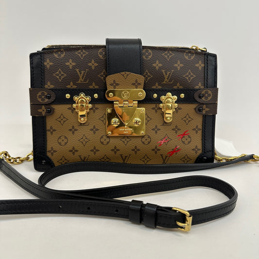 Louis Vuitton - Soft Trunk Pouch - Monogram coated canvas and leather - Brown with Black and Caramel accents - (mini)