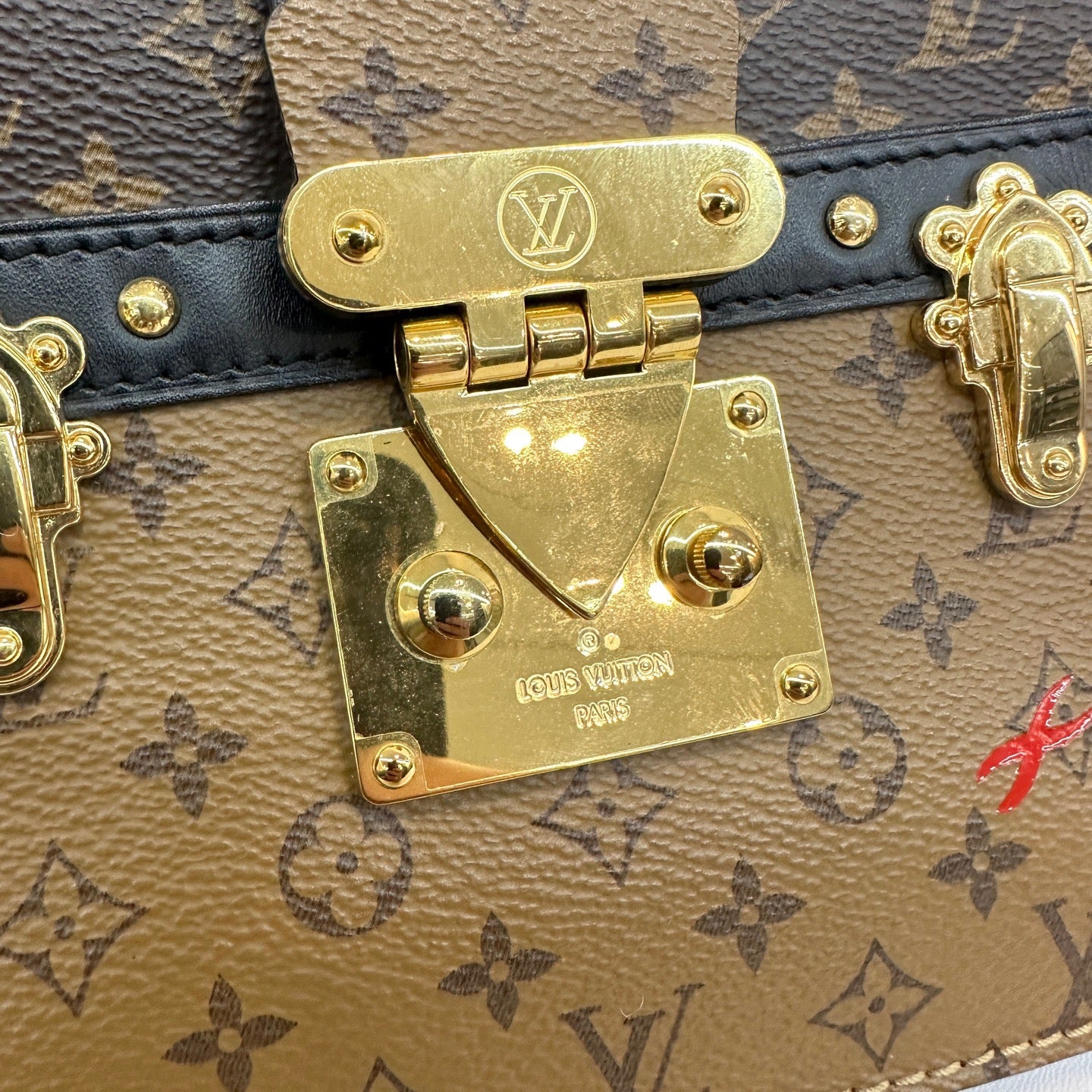 Louis Vuitton - Soft Trunk Pouch - Monogram coated canvas and leather - Brown with Black and Caramel accents - (mini)