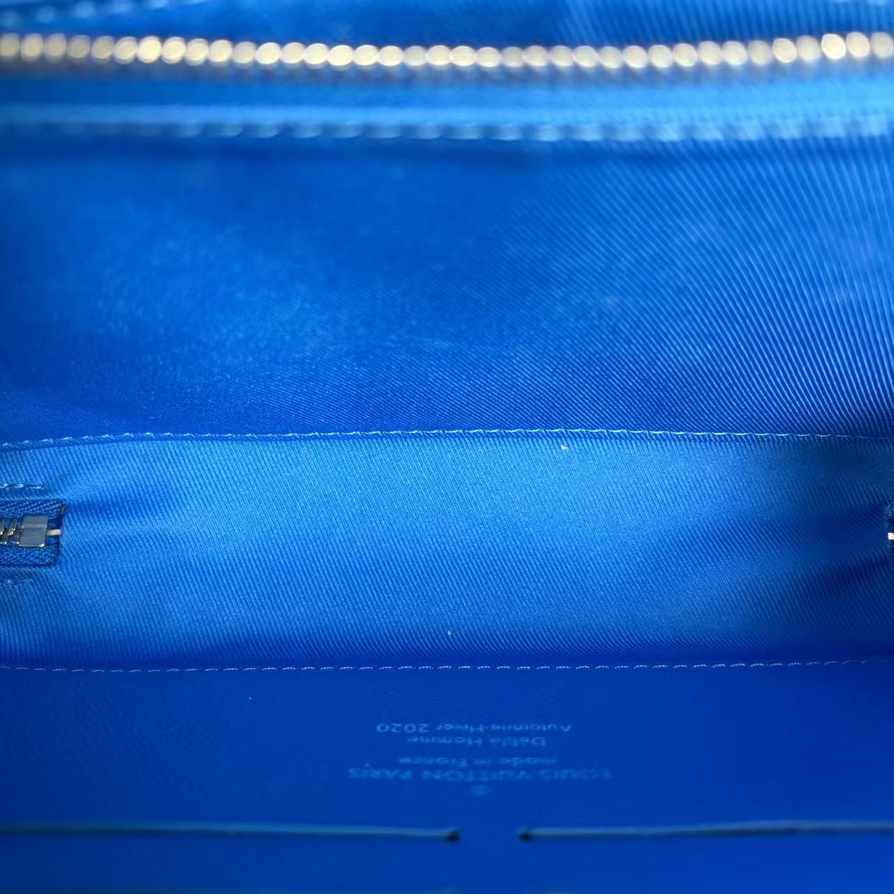 Louis Vuitton - Soft Trunk Wallet - Monogram coated canvas with leather trim - Blue - (small)