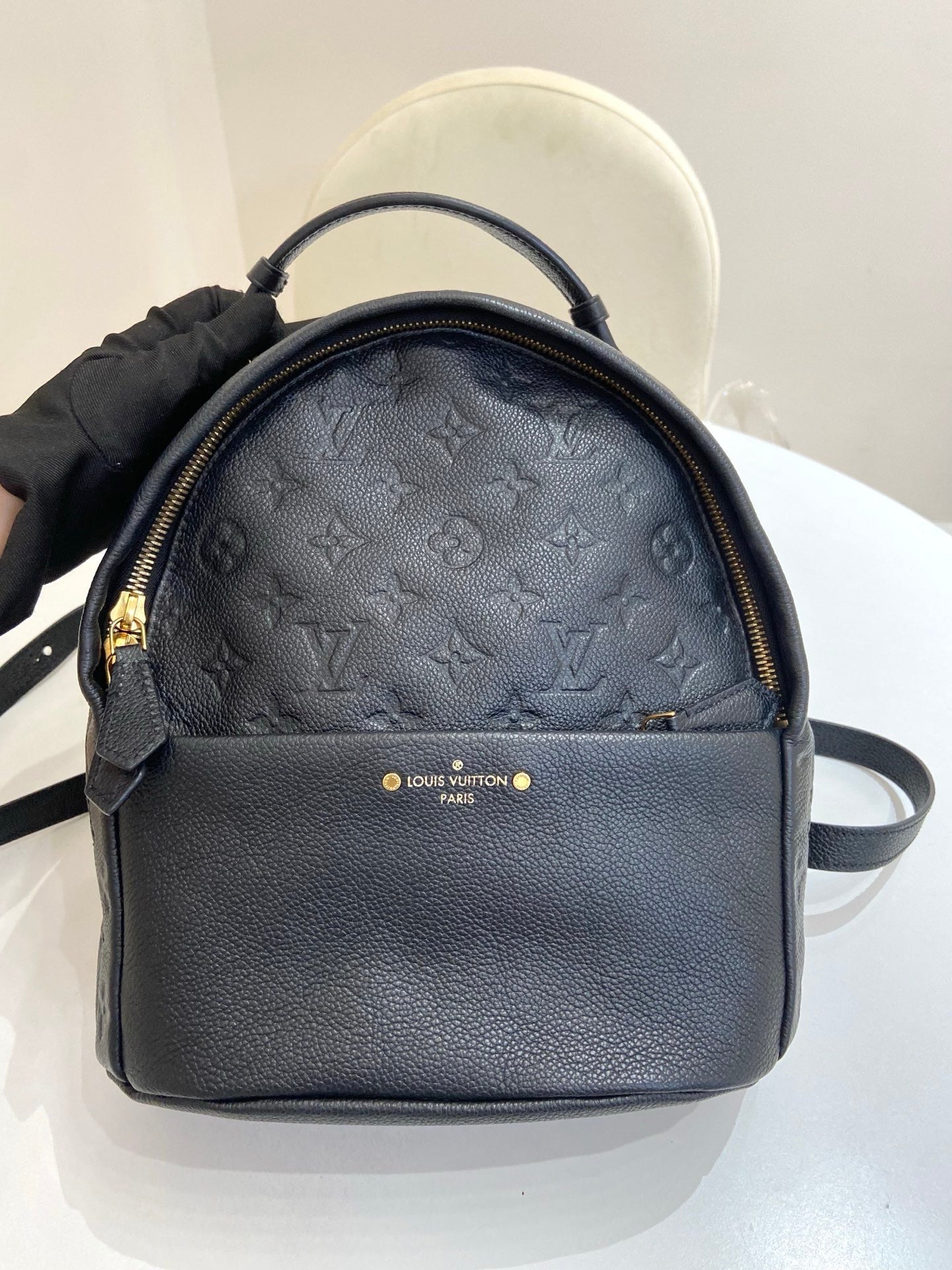Louis Vuitton - Sorbonne - Leather - Black - (small)