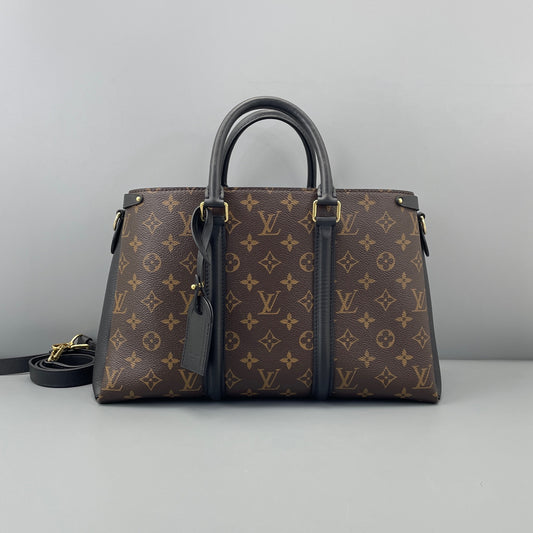 Louis Vuitton - Soufflot BB - Coated Canvas and Leather - Brown and Black - (small)