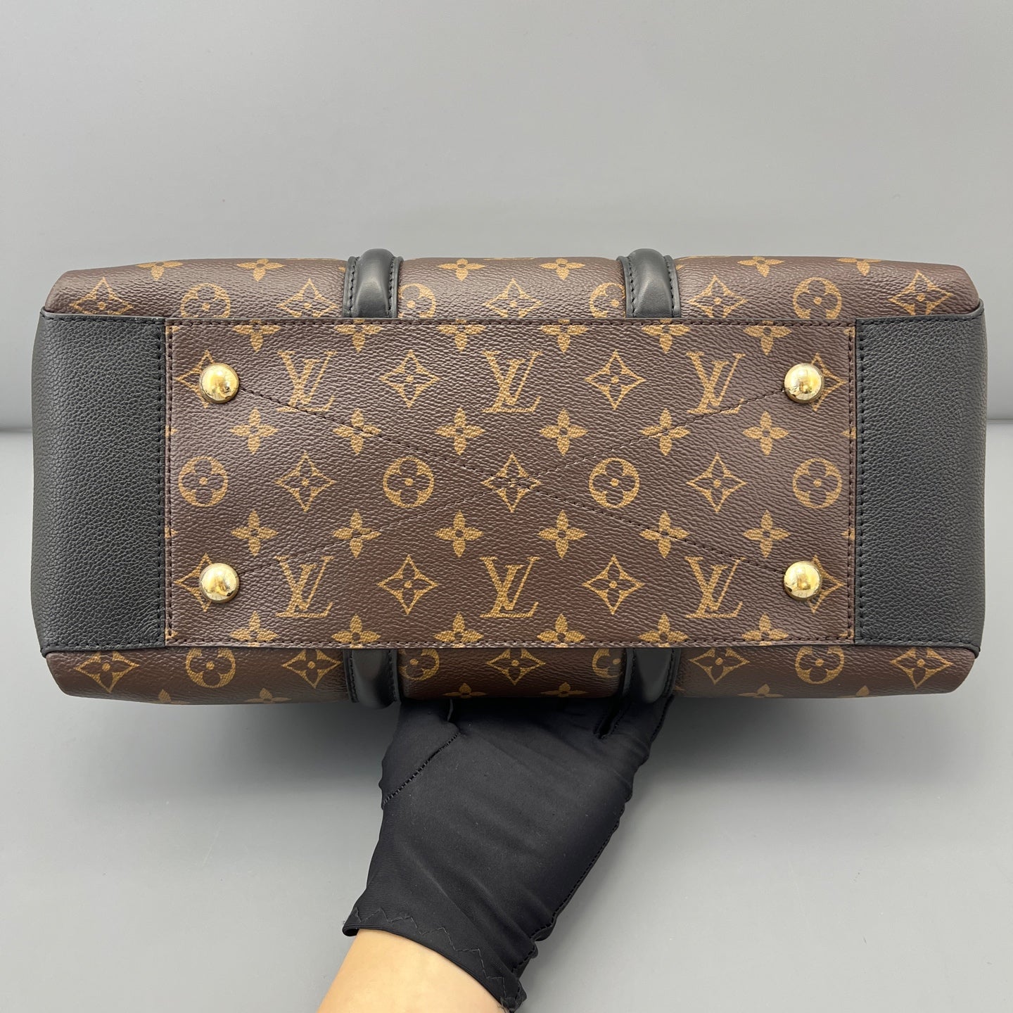 Louis Vuitton - Soufflot BB - Coated Canvas and Leather - Brown and Black - (small)