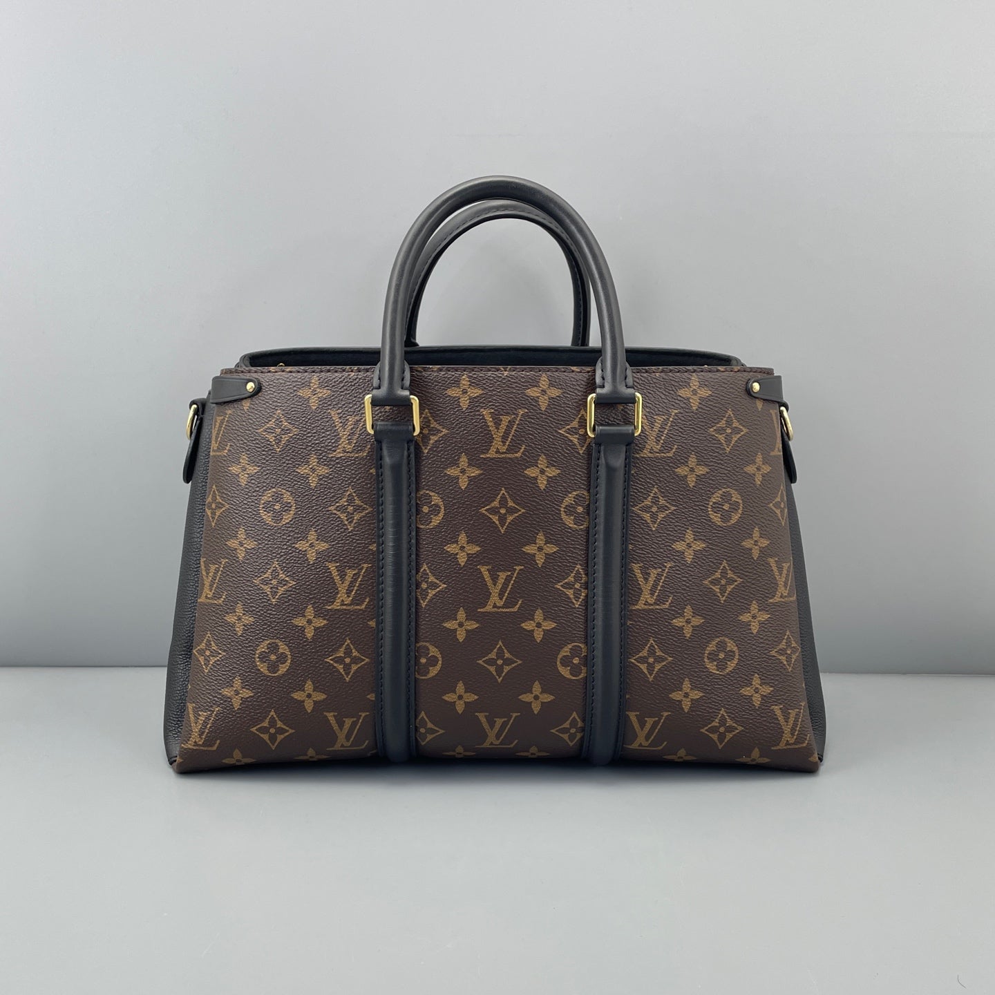Louis Vuitton - Soufflot BB - Coated Canvas and Leather - Brown and Black - (small)