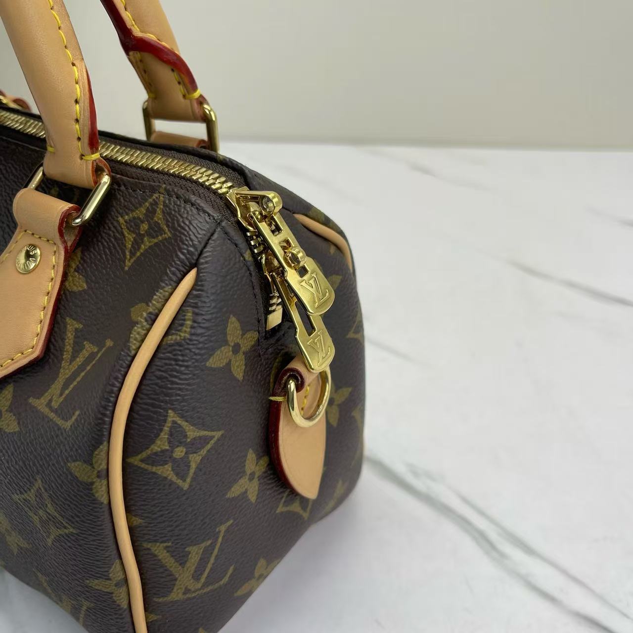 Louis Vuitton - Speedy 20 - Monogram coated canvas with Vachetta leather trim - Brown - (mini)
