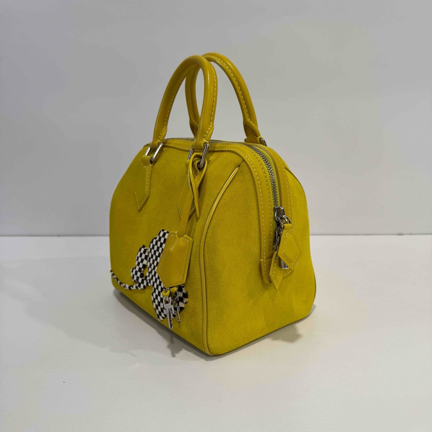 Louis Vuitton - Speedy 20 - Suede - Yellow - (mini)