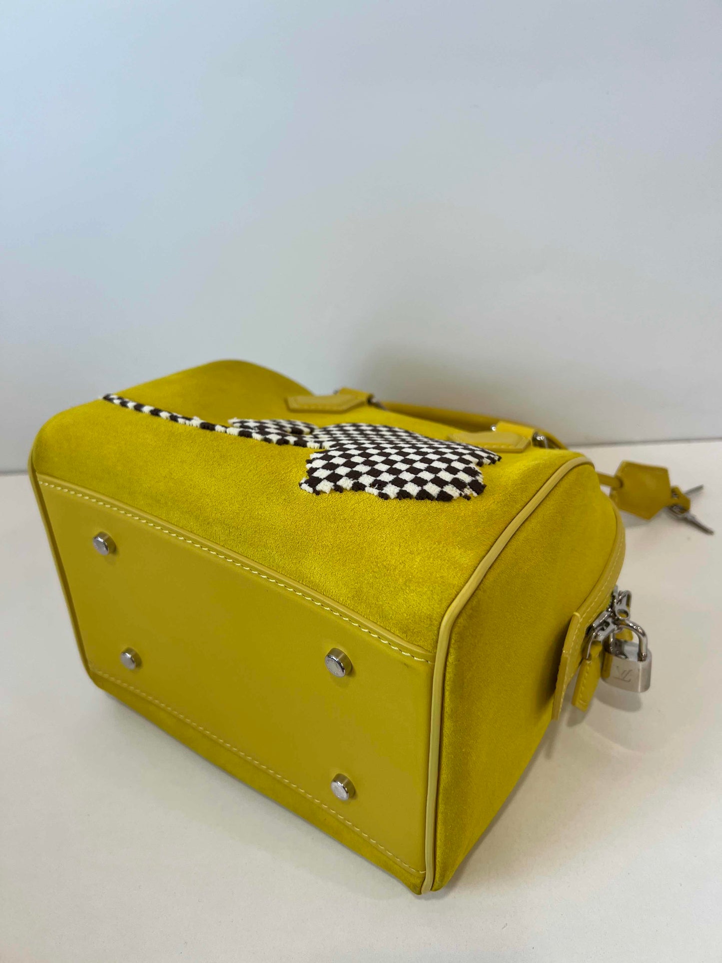Louis Vuitton - Speedy 20 - Suede - Yellow - (mini)