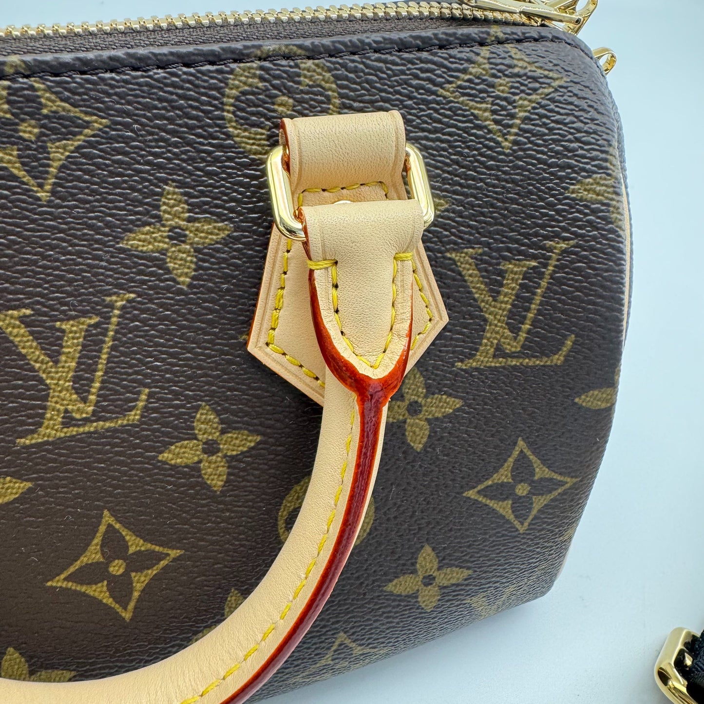 Louis Vuitton - Speedy 20 - Synthetic - Brown - (mini)