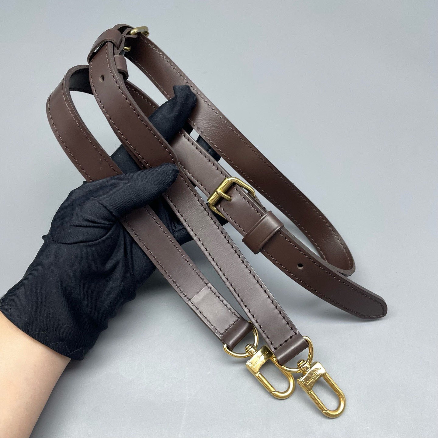 Louis Vuitton - Speedy 25 Bandoulière - Damier Ebene coated canvas with smooth leather trim - Brown - (Small)