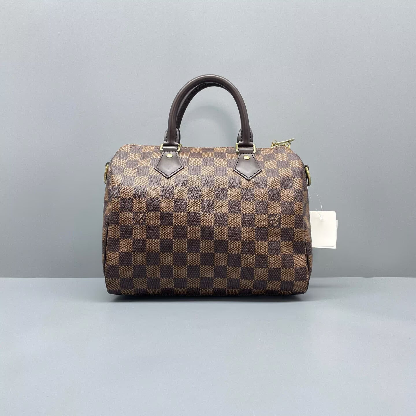 Louis Vuitton - Speedy 25 Bandoulière - Damier Ebene coated canvas with smooth leather trim - Brown - (Small)