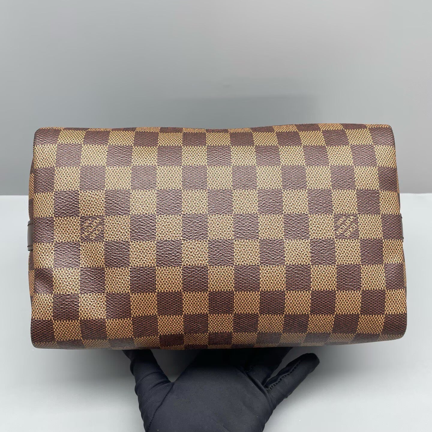Louis Vuitton - Speedy 25 Bandoulière - Damier Ebene coated canvas with smooth leather trim - Brown - (Small)