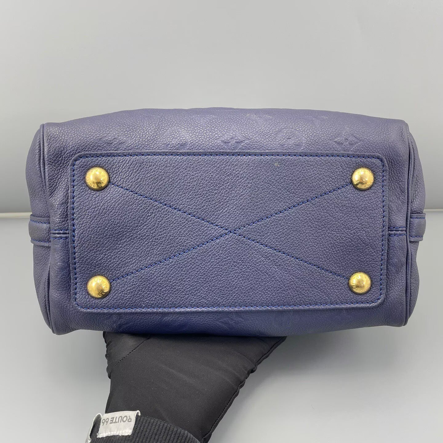 Louis Vuitton - Speedy 25 Bandoulière - Monogram Empreinte leather - Dark Blue - (Small)