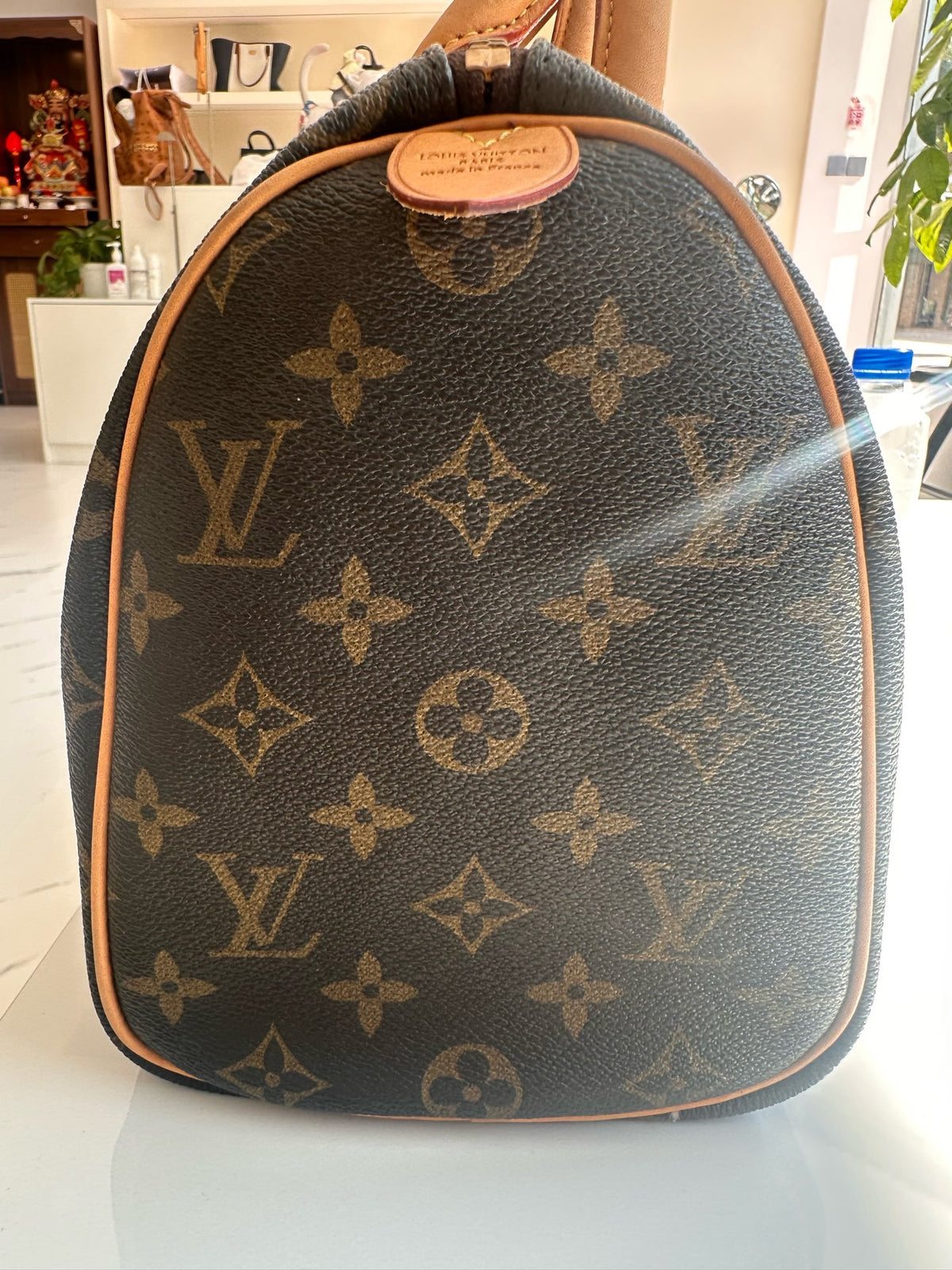 Louis Vuitton - Speedy 25 - Cloth - Black - (small)