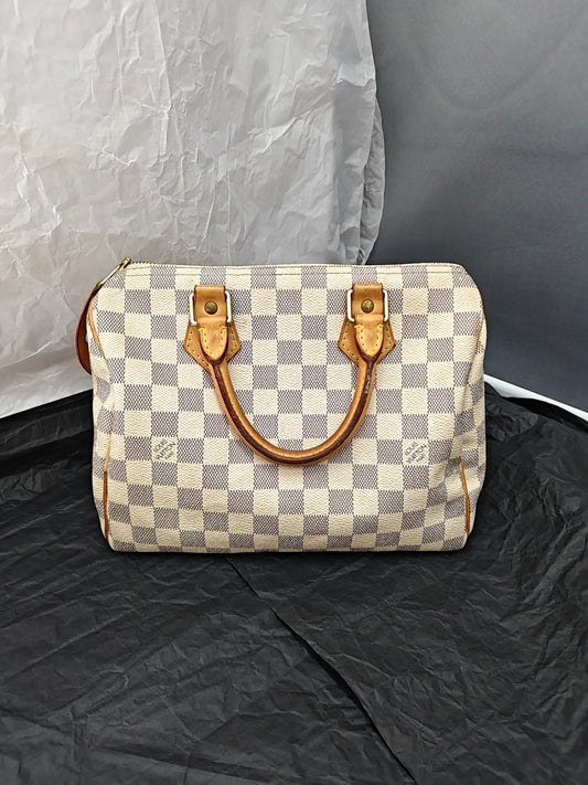 Louis Vuitton - Speedy 25 - Cloth - Brown - (25)