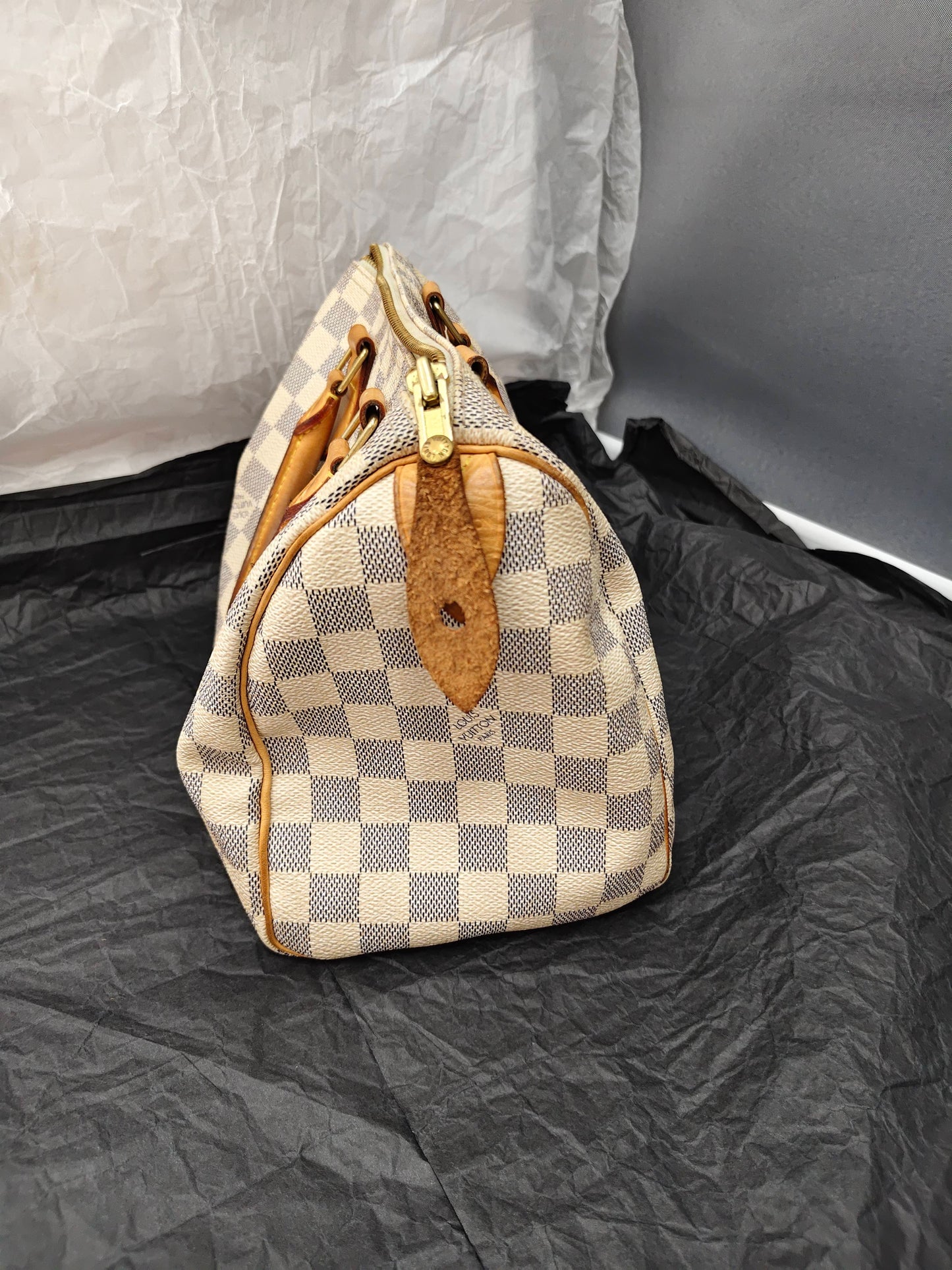 Louis Vuitton - Speedy 25 - Cloth - Brown - (25)