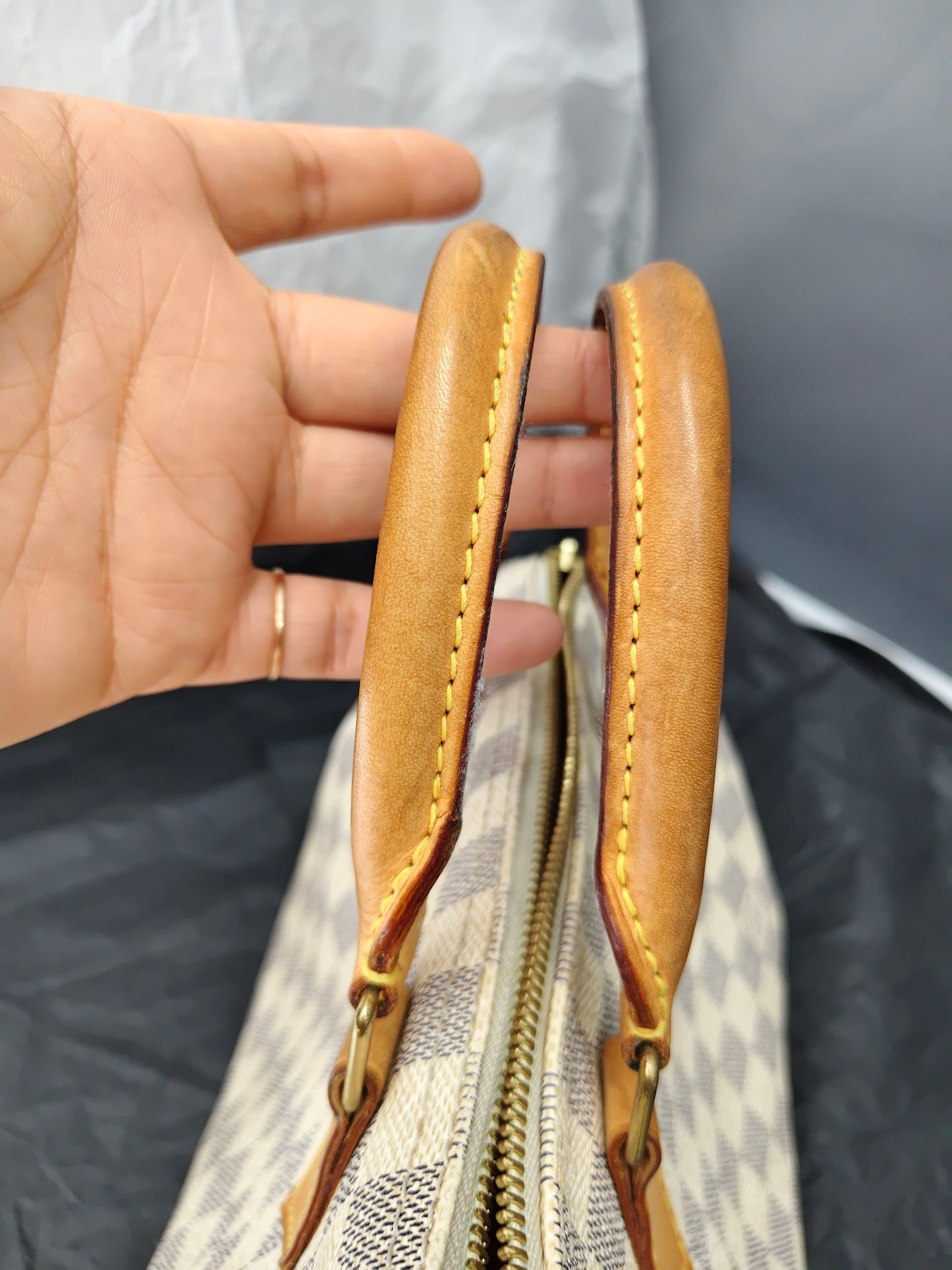 Louis Vuitton - Speedy 25 - Cloth - Brown - (25)