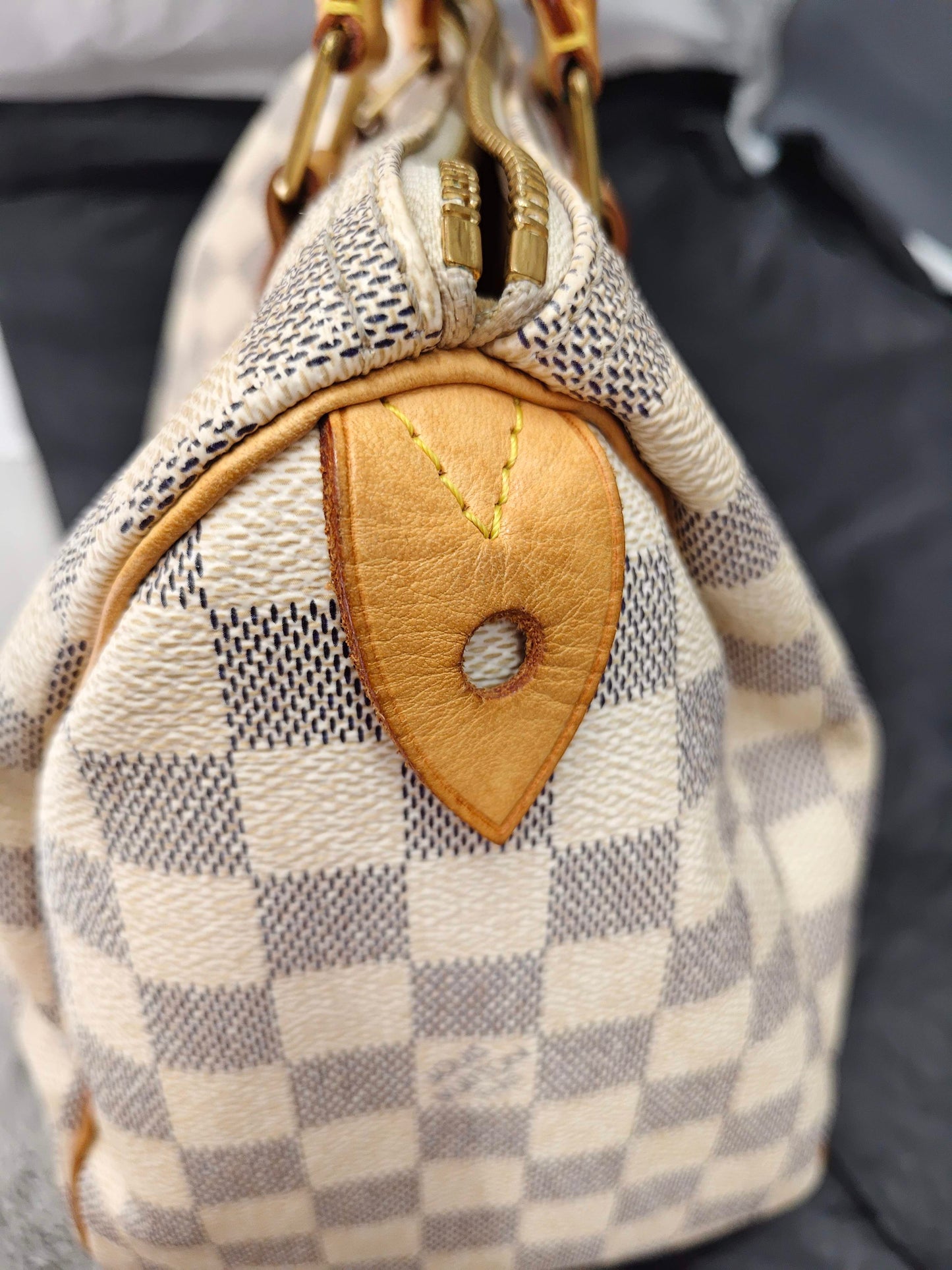 Louis Vuitton - Speedy 25 - Cloth - Brown - (25)
