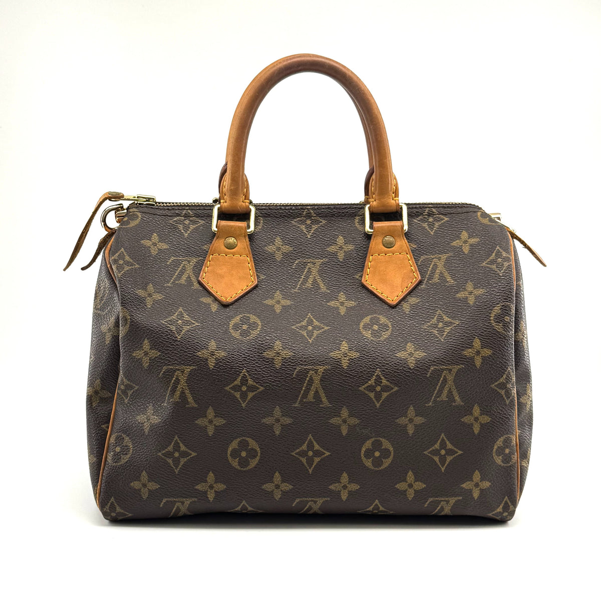 Louis Vuitton - Speedy 25 - Cloth - Brown - (small)