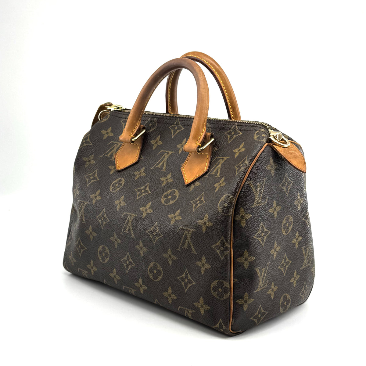 Louis Vuitton - Speedy 25 - Cloth - Brown - (small)