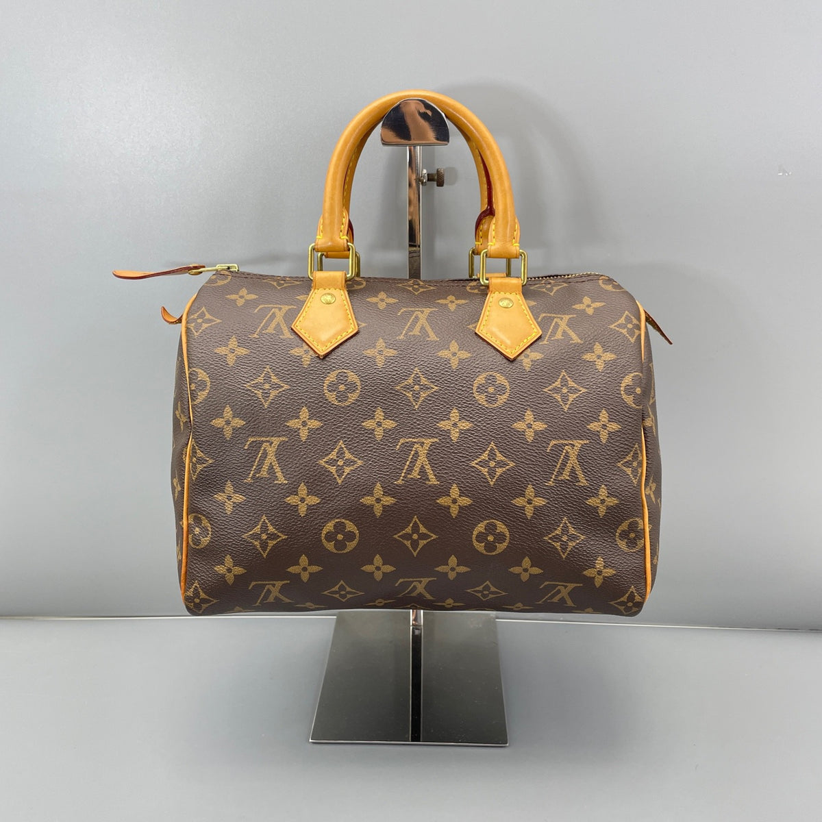 Louis Vuitton - Speedy 25 - Cloth - Brown - (small)