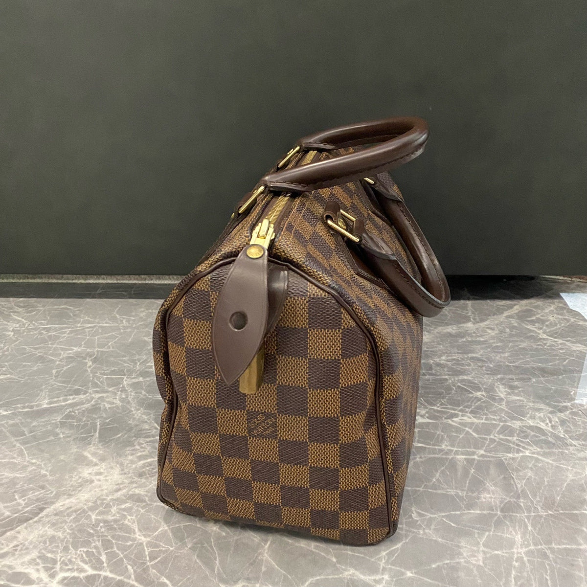 Louis Vuitton - Speedy 25 - Cloth - Brown - (small)