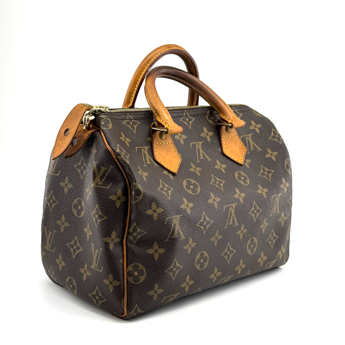 Louis Vuitton - Speedy 25 - Cloth - Brown - (small)