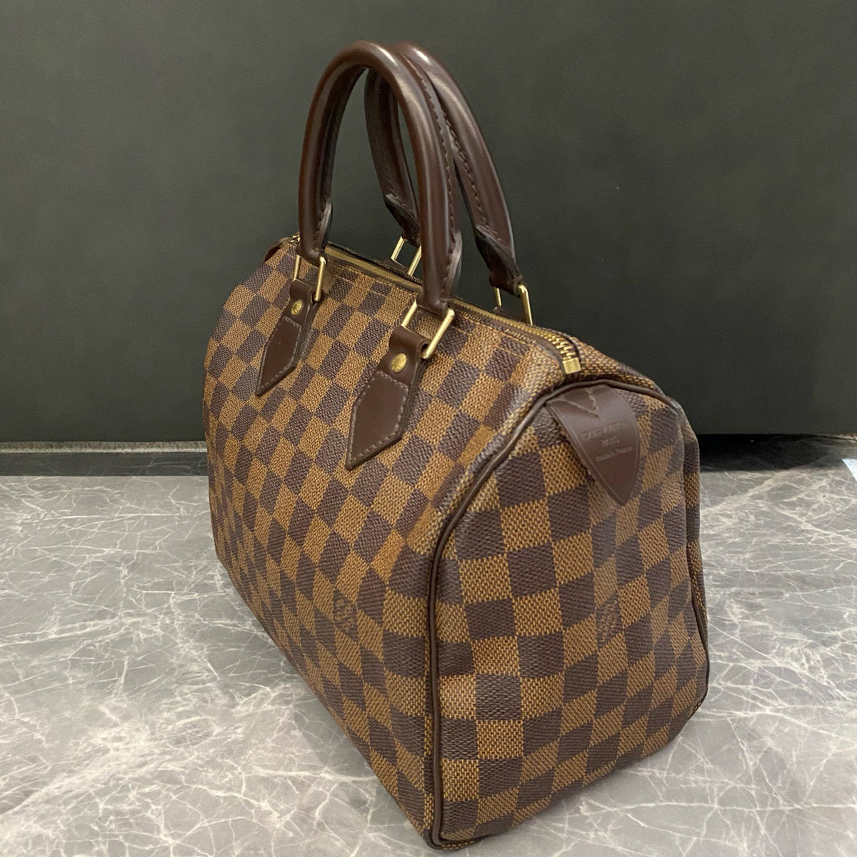 Louis Vuitton - Speedy 25 - Cloth - Brown - (small)
