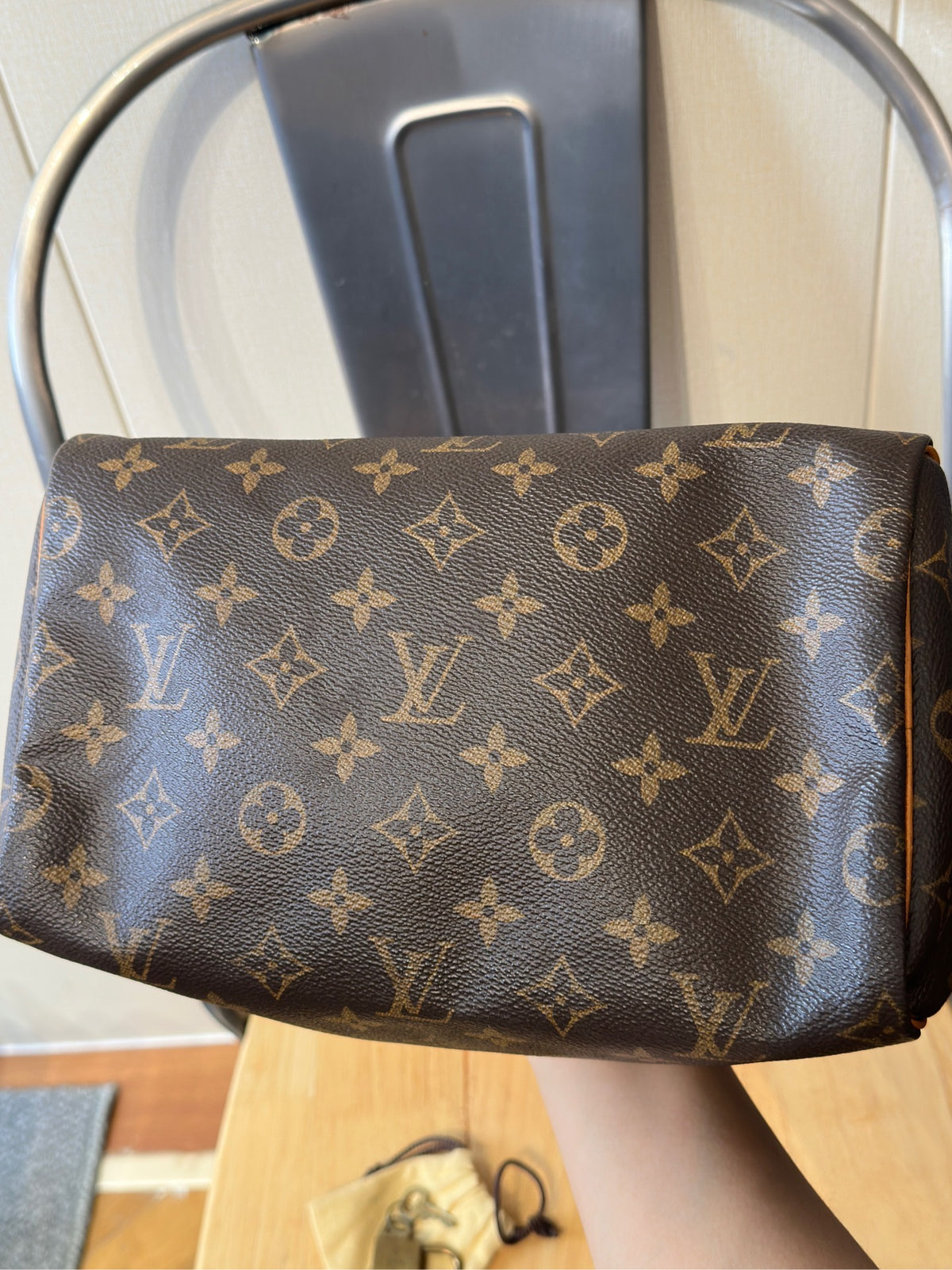 Louis Vuitton - Speedy 25 - Cloth - Brown - (small)