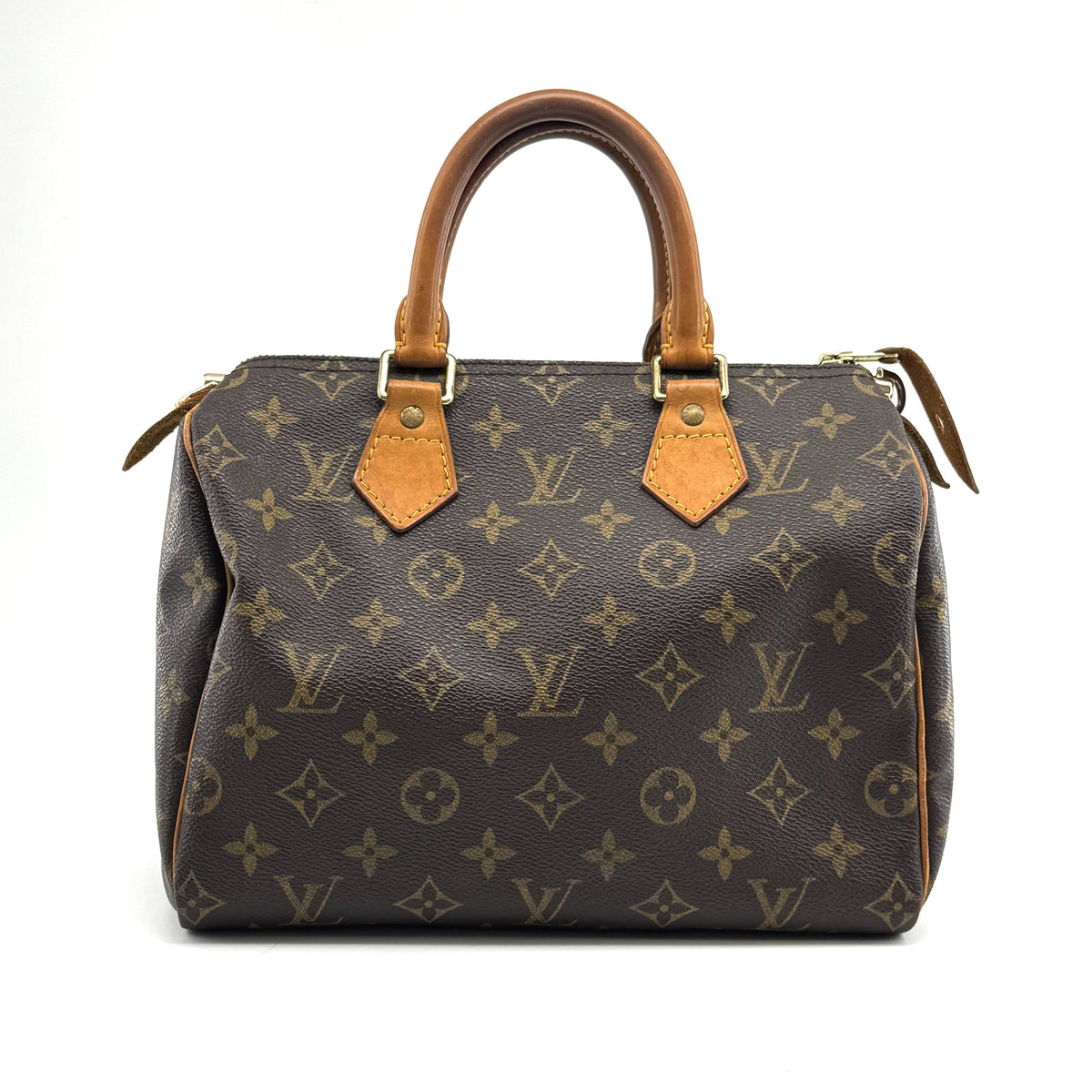Louis Vuitton - Speedy 25 - Cloth - Brown - (small)