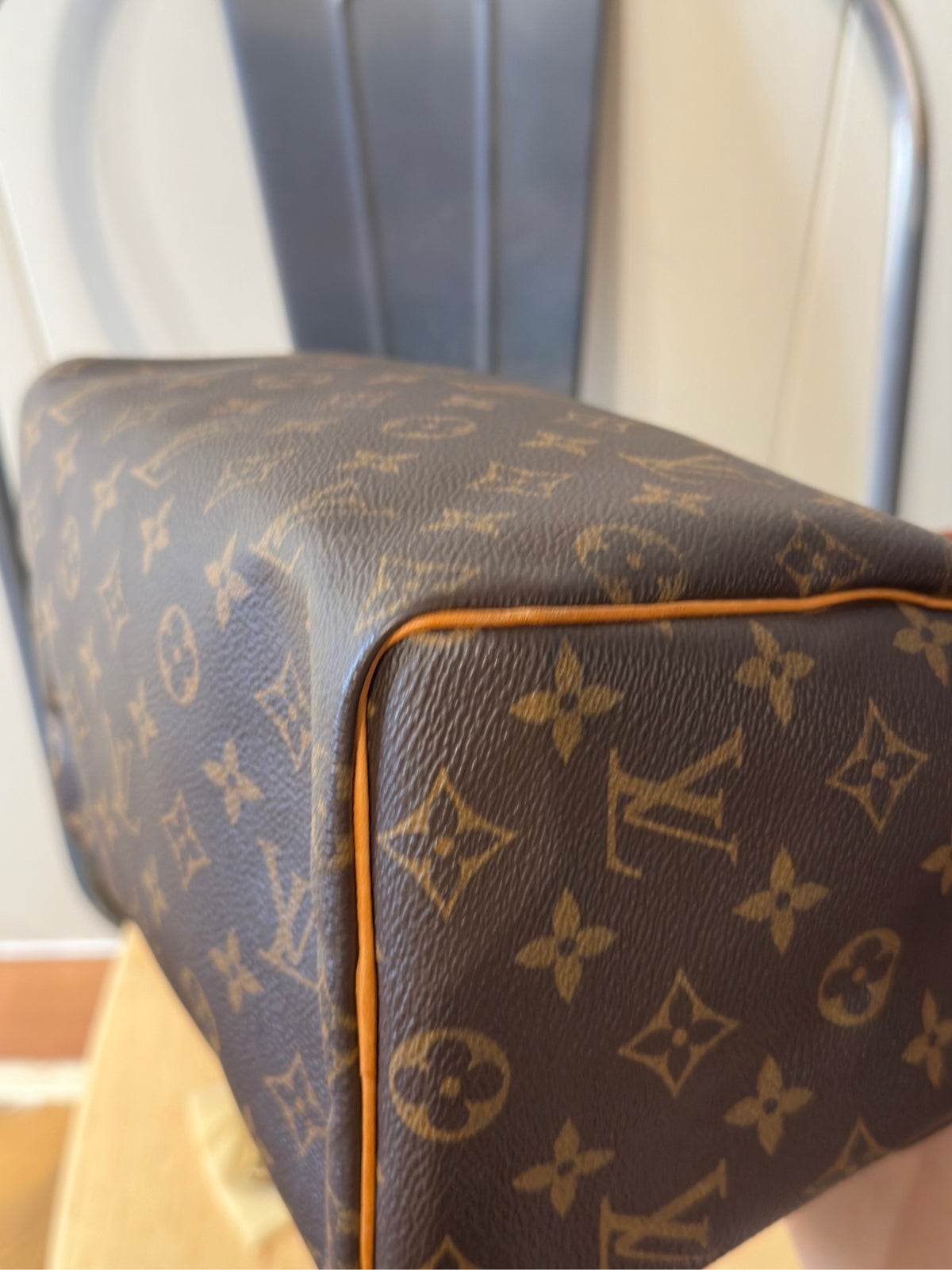 Louis Vuitton - Speedy 25 - Cloth - Brown - (small)