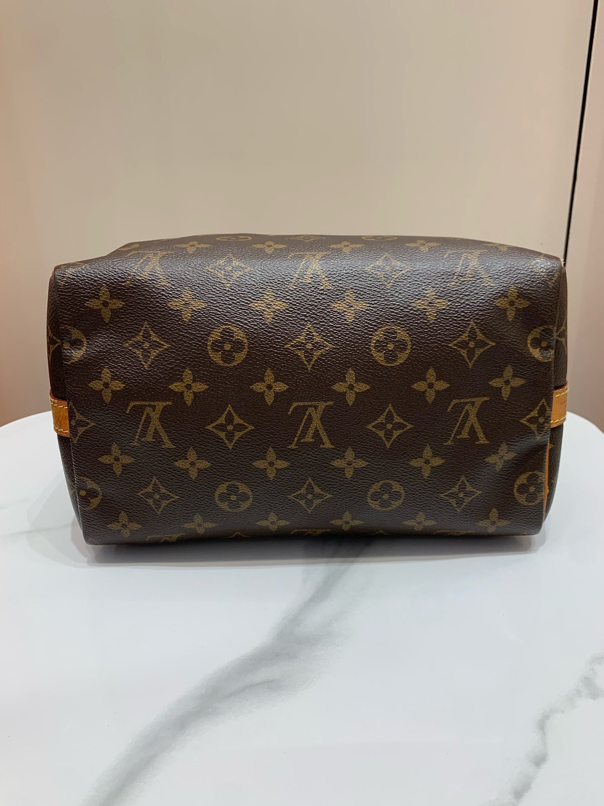 Louis Vuitton - Speedy 25 - Cloth - Brown - (small)