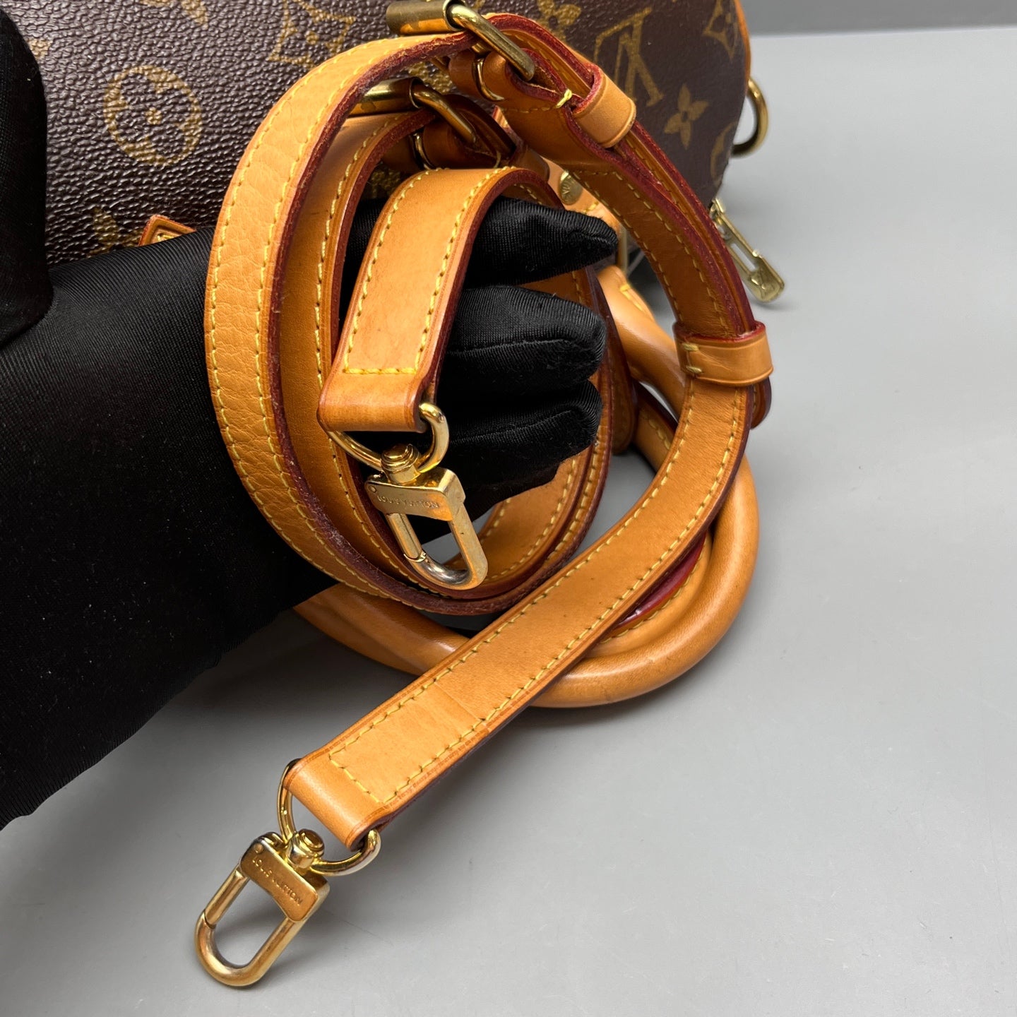 Louis Vuitton - Speedy 25 - Cloth - Brown - (small)