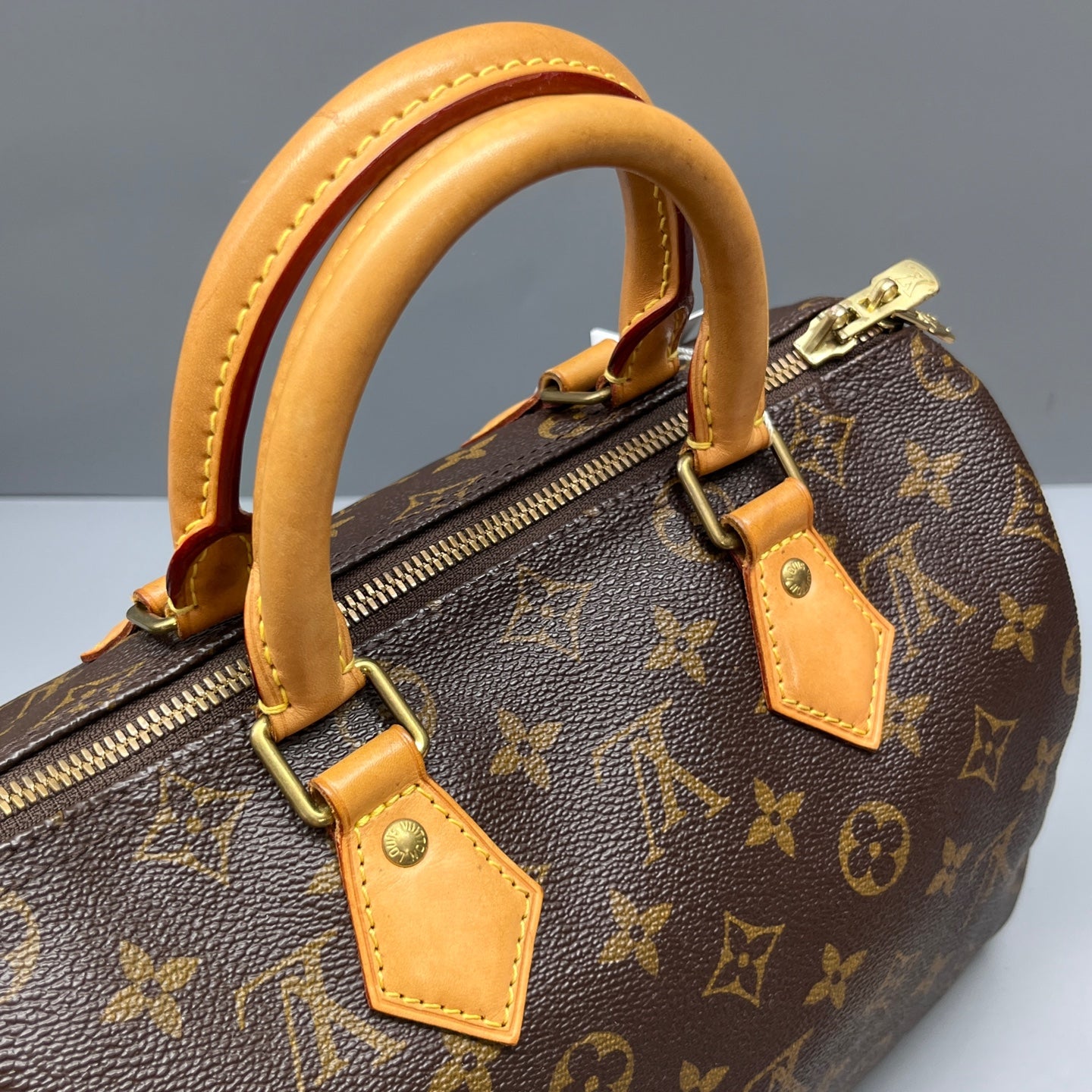 Louis Vuitton - Speedy 25 - Cloth - Brown - (small)