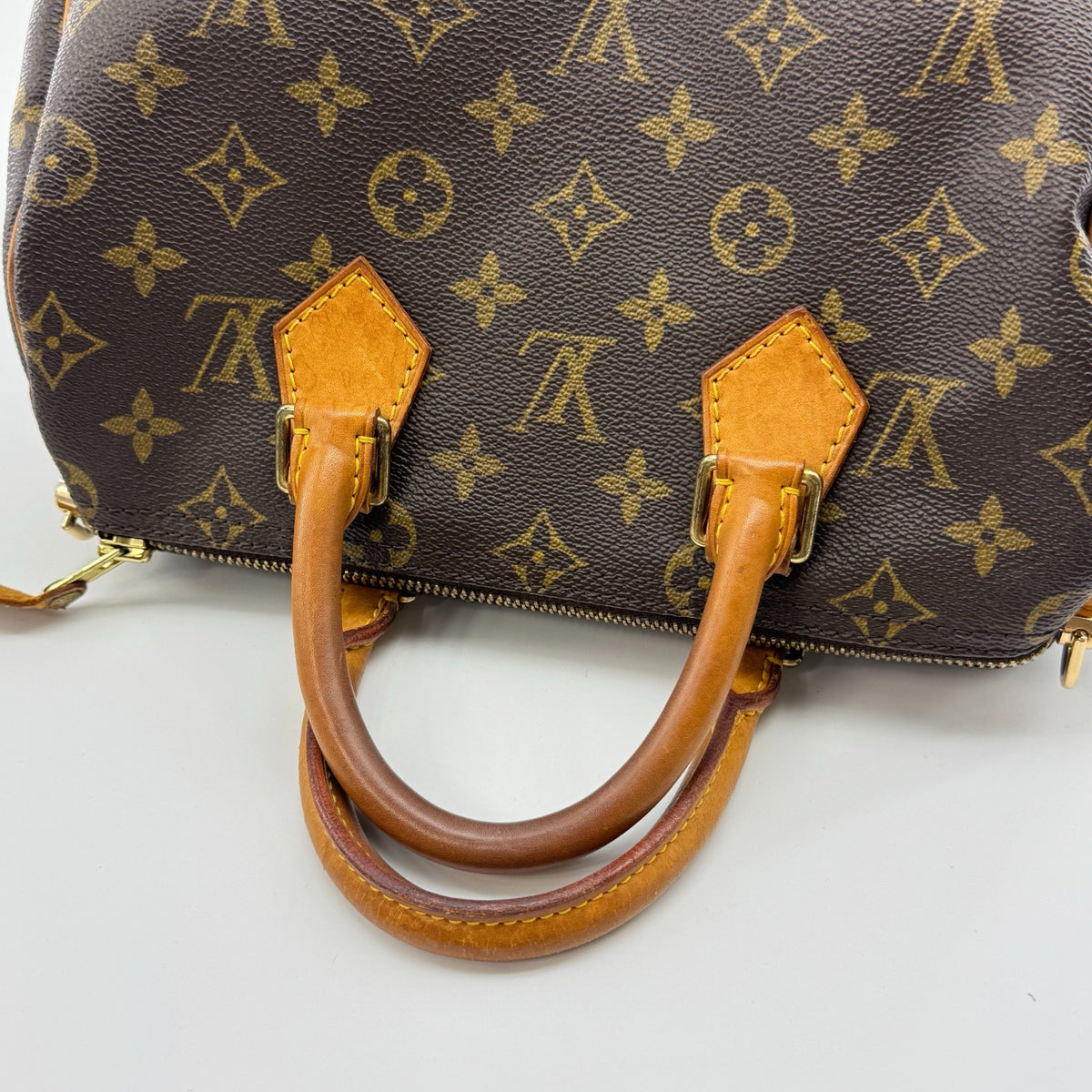 Louis Vuitton - Speedy 25 - Cloth - Brown - (small)