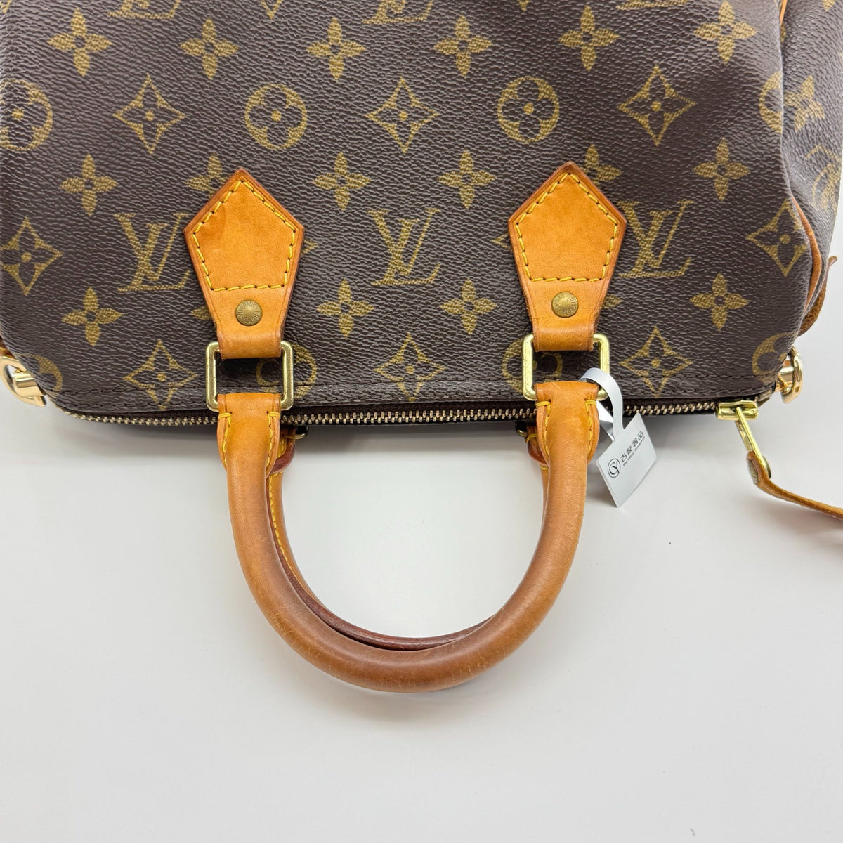 Louis Vuitton - Speedy 25 - Cloth - Brown - (small)