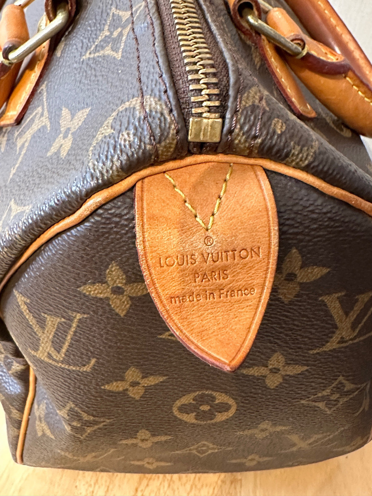 Louis Vuitton - Speedy 25 - Cloth - Brown - (small)