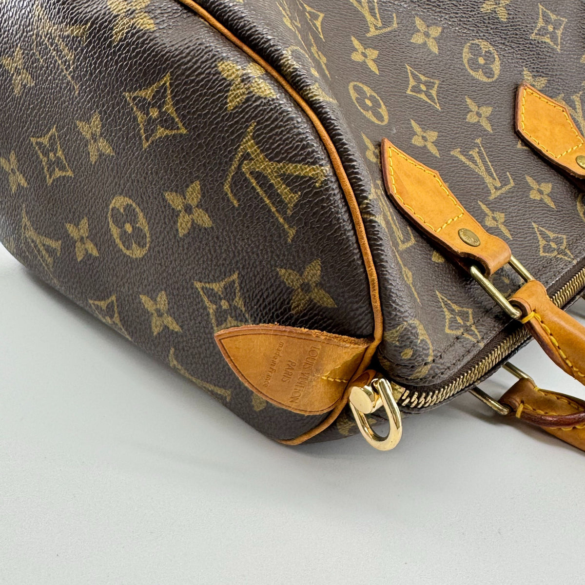 Louis Vuitton - Speedy 25 - Cloth - Brown - (small)