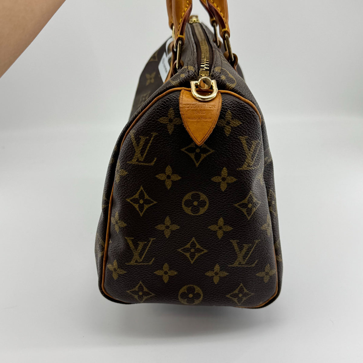 Louis Vuitton - Speedy 25 - Cloth - Brown - (small)