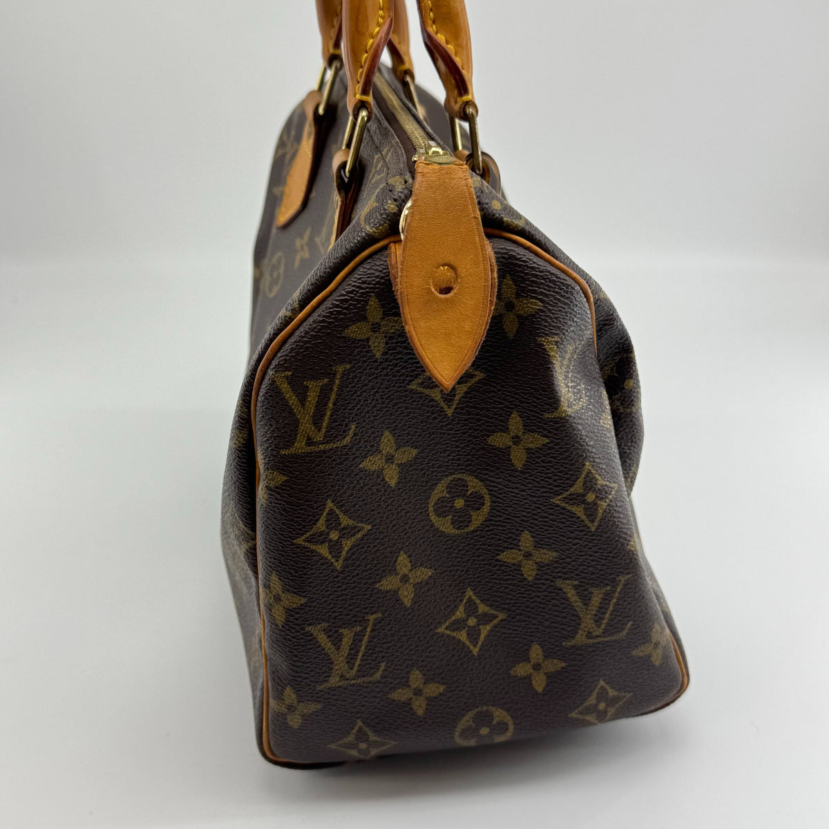 Louis Vuitton - Speedy 25 - Cloth - Brown - (small)