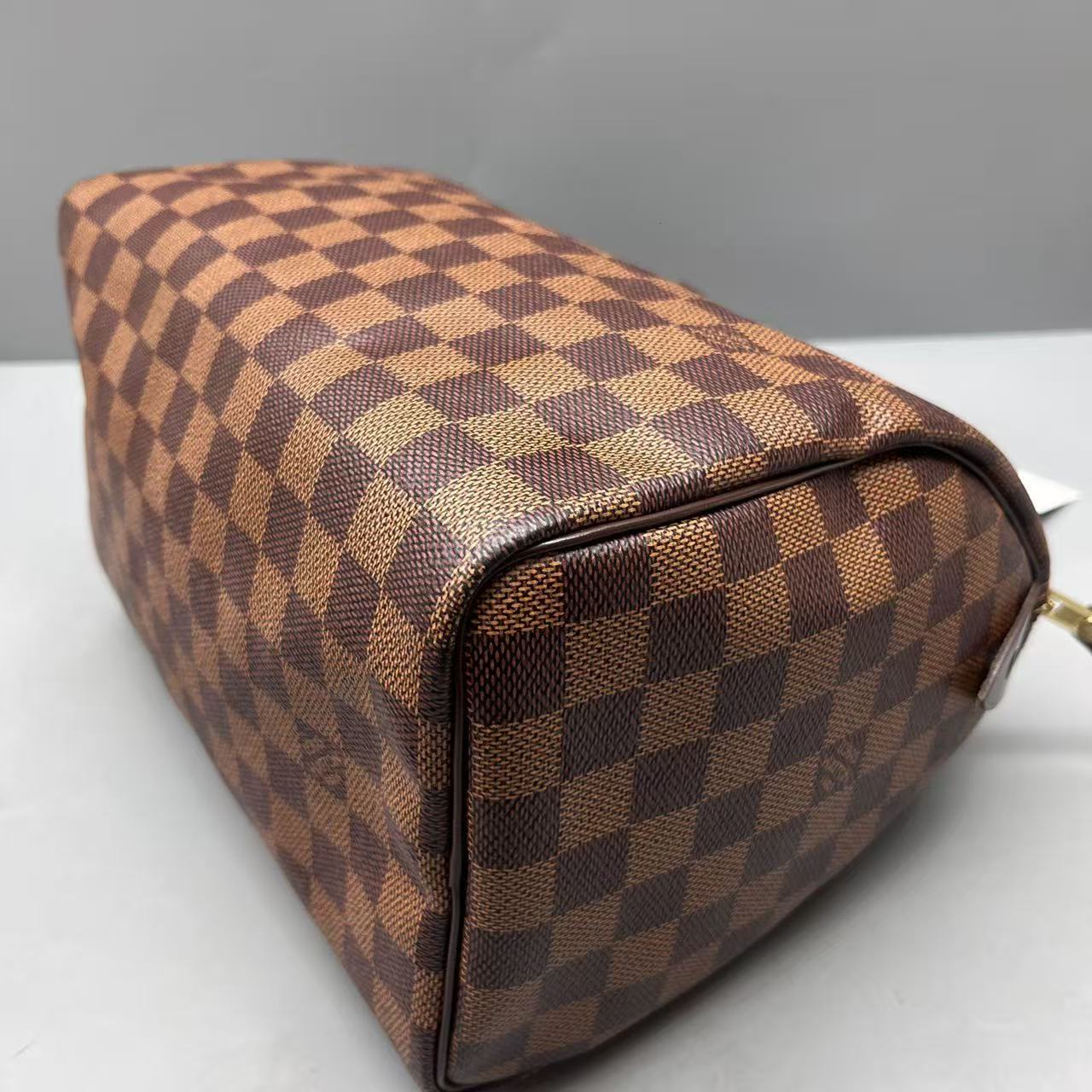 Louis Vuitton - Speedy 25 - Coated canvas with leather trim - Brown - (Small)