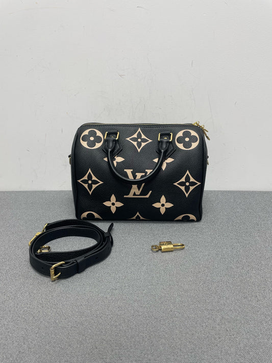 Louis Vuitton - Speedy 25 - Leather - Black - (medium)