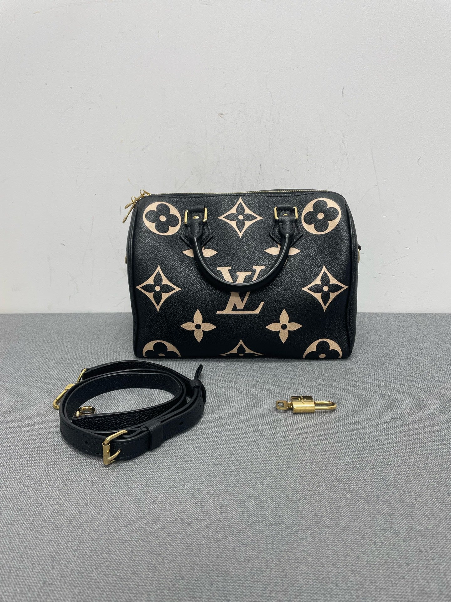 Louis Vuitton - Speedy 25 - Leather - Black - (medium)
