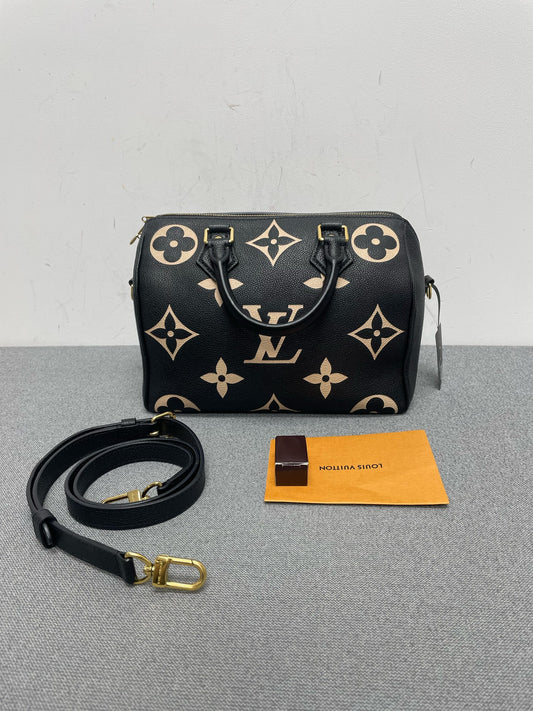 Louis Vuitton - Speedy 25 - Leather - Black - (small)