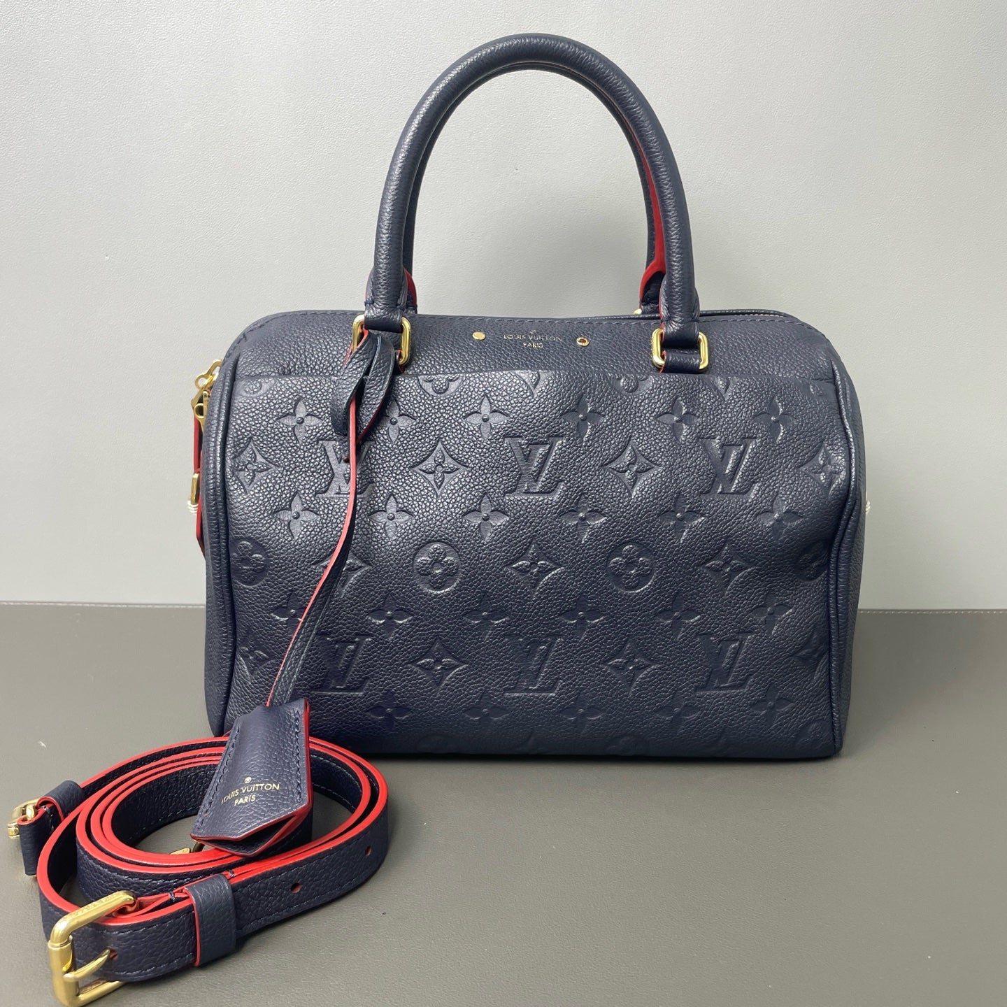 Louis Vuitton - Speedy 25 - Leather - Blue - (small)