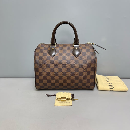 Louis Vuitton - Speedy 25 - Leather - Brown - (25)