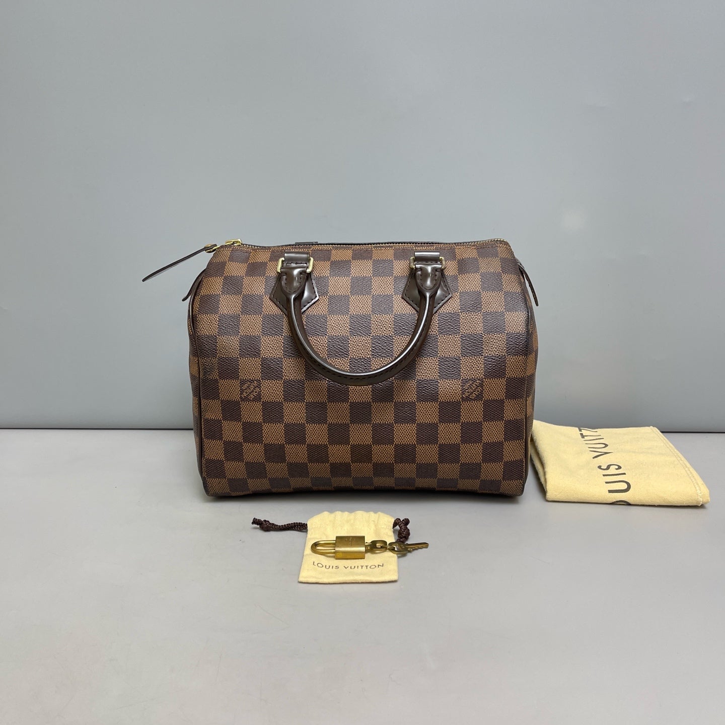Louis Vuitton - Speedy 25 - Leather - Brown - (25)