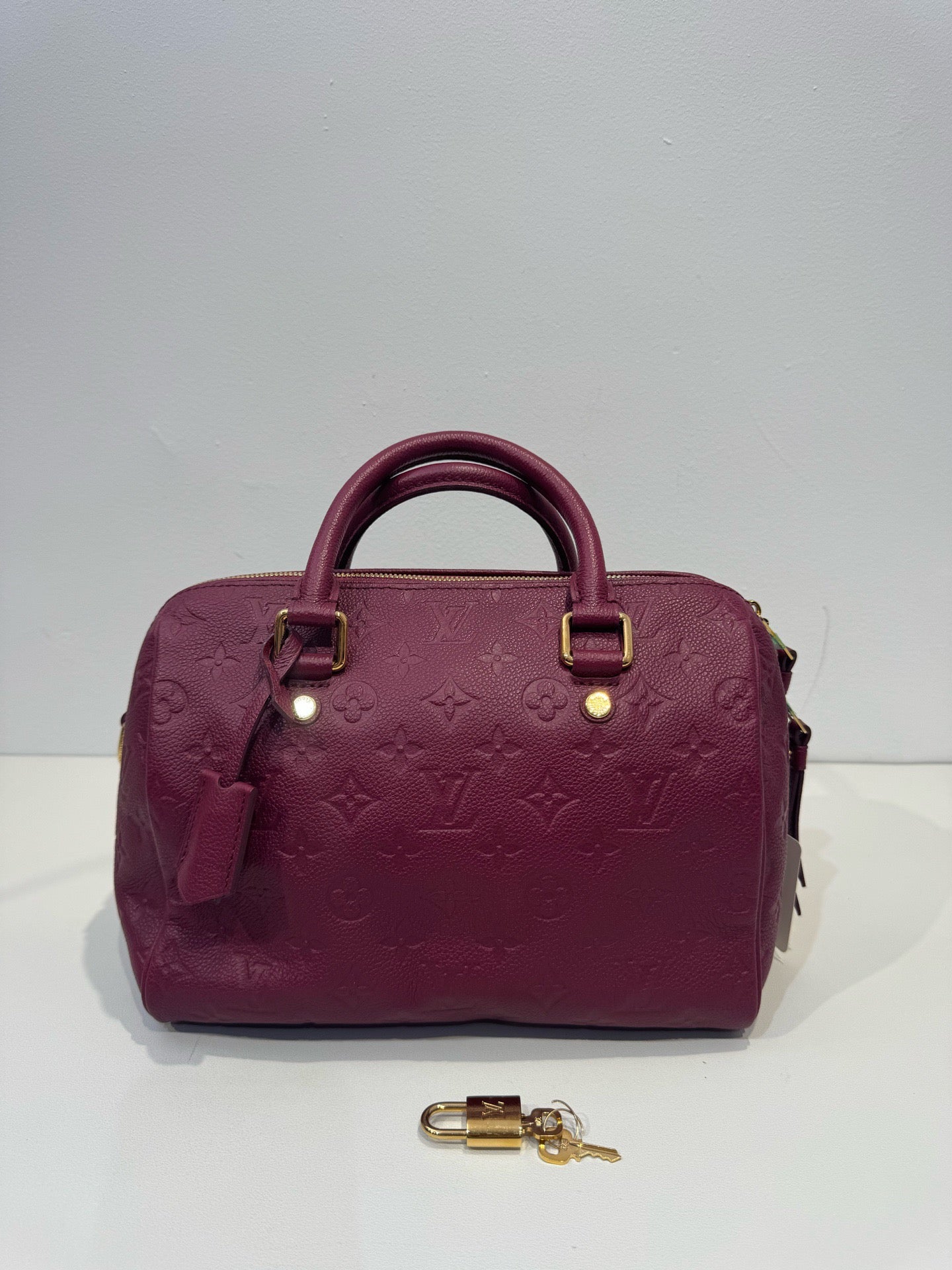 Louis Vuitton - Speedy 25 - Leather - Burgundy - (medium)