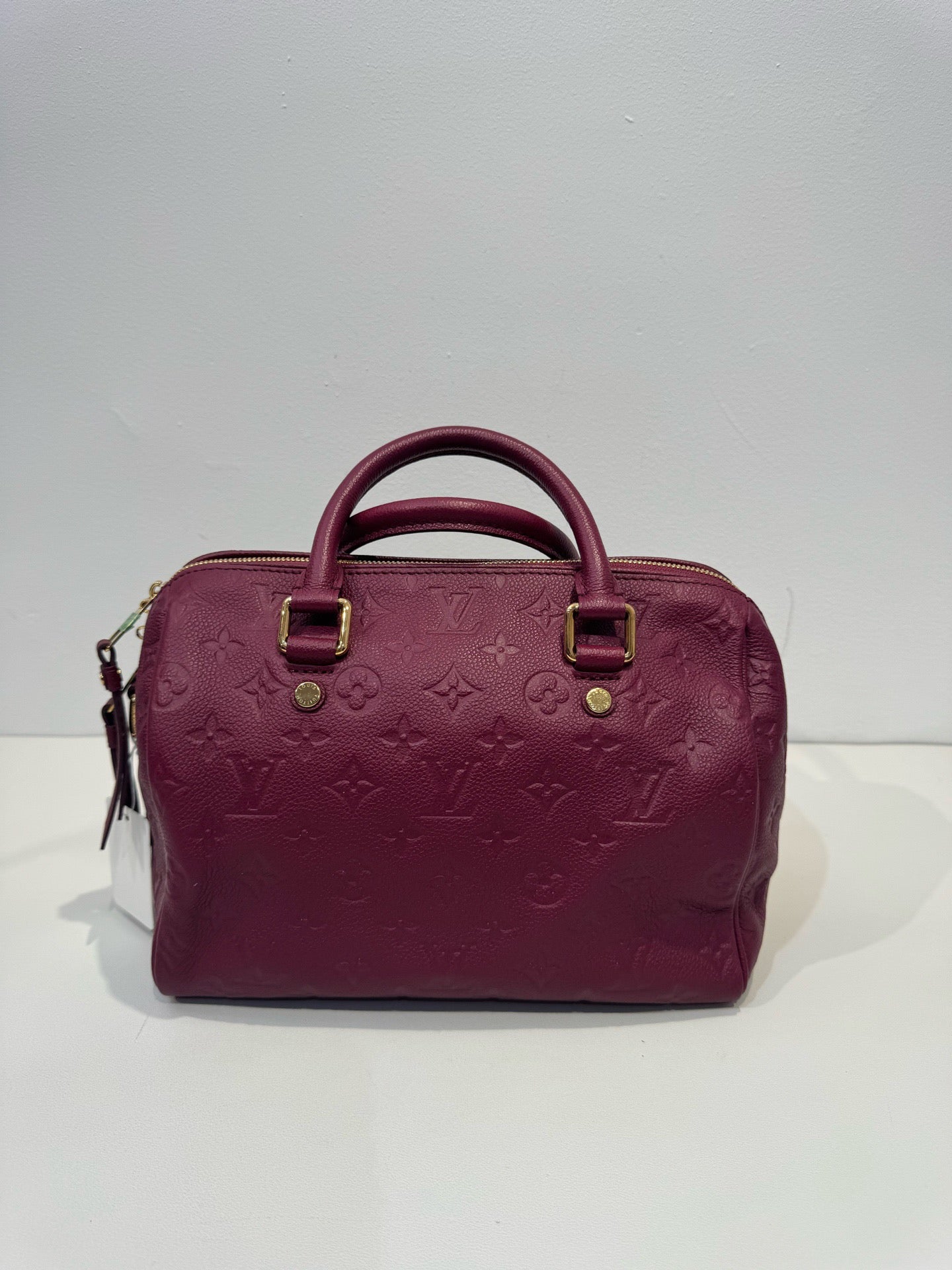 Louis Vuitton - Speedy 25 - Leather - Burgundy - (medium)