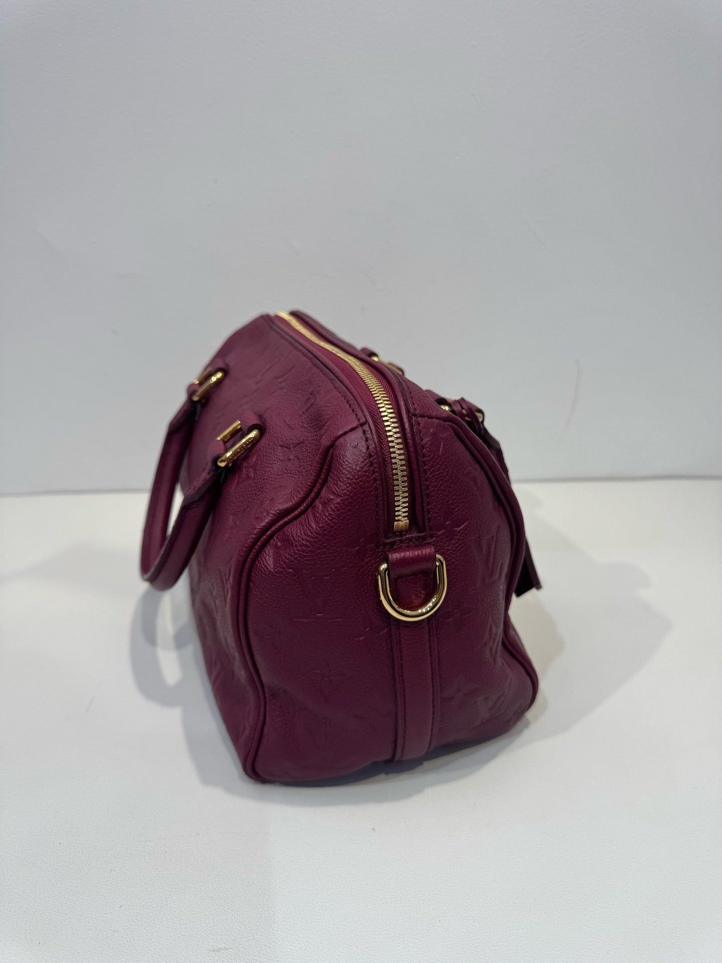 Louis Vuitton - Speedy 25 - Leather - Burgundy - (medium)